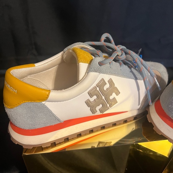 Tory Burch Good Luck Trainer Sneakers in Gressane Color way size 8 NEW - Picture 3 of 12